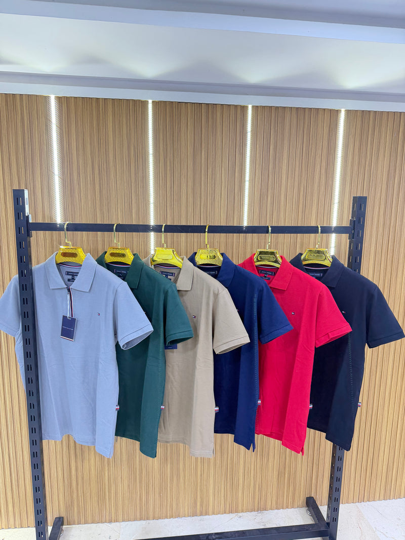 Polo avec zip tommy hilfiger