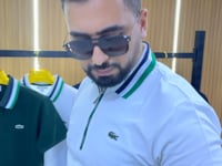 Polo Lacoste zip
